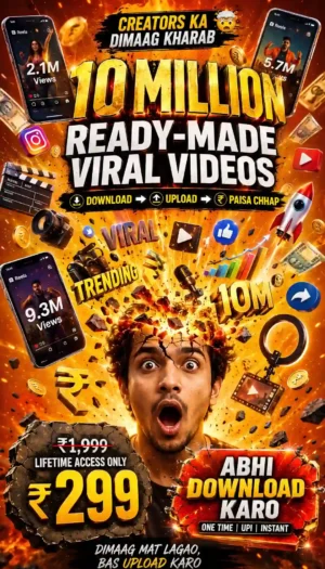 10 Million Instagram reels download with one click.